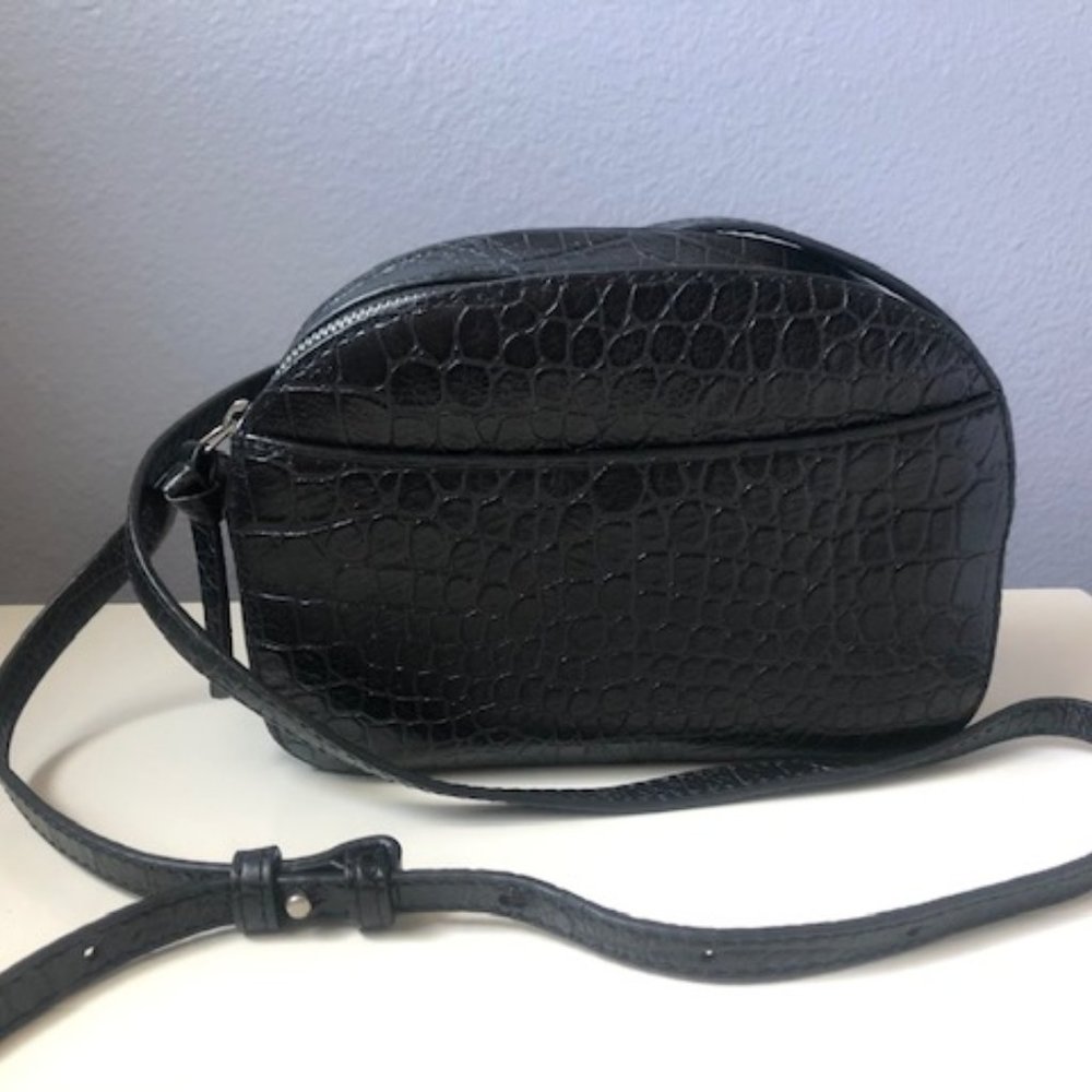 Steven Alan Darby Croc-leather camera bag
